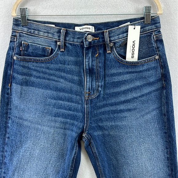 Vigoss Royce / Stitch Fix Jeans Size 29 Blue Denim Hi Rise 70’s Wide Leg NWT - Picture 3 of 13